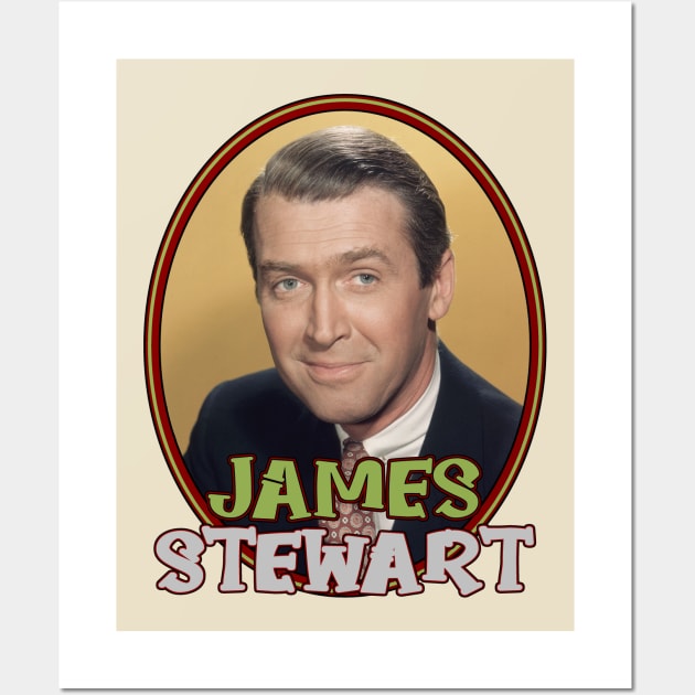 James Stewart: In Living Color Wall Art by Noir-N-More